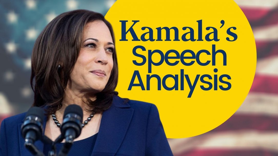 kamala speech analyses
